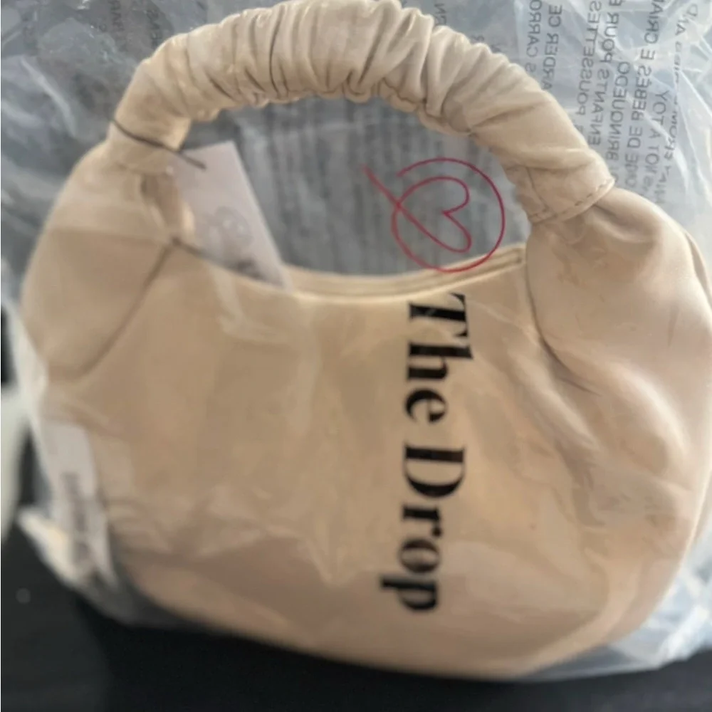The Drop Cream Hobo Bag NWT